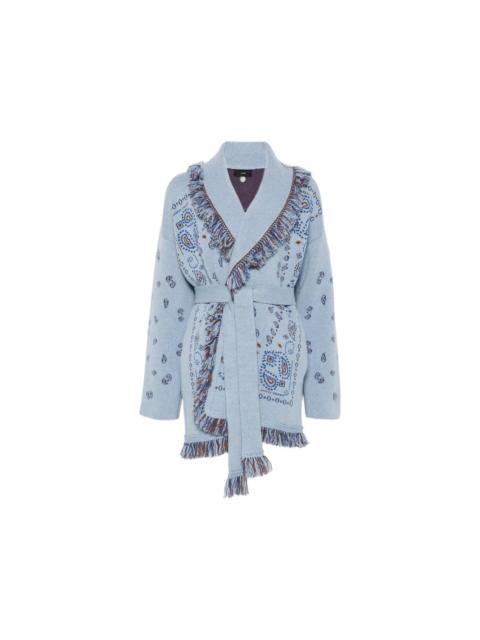 Alanui Bandana jaquard cardigan
