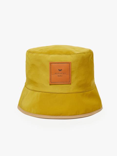 Max Mara GIOIRE Nylon and gabardine hat