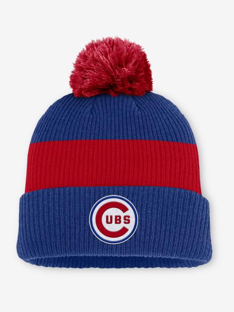 Nike Chicago Cubs Cooperstown Peak Men's Nike MLB Cuffed Pom Beanie