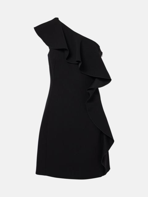 Max Mara Giacomo ruffled sablé minidress