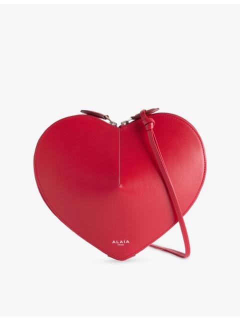 Alaïa Le Coeur heart-shaped leather cross-body bag