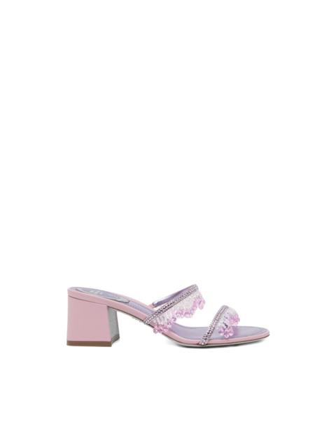 RENE CAOVILLA 50mm embellished sandals
