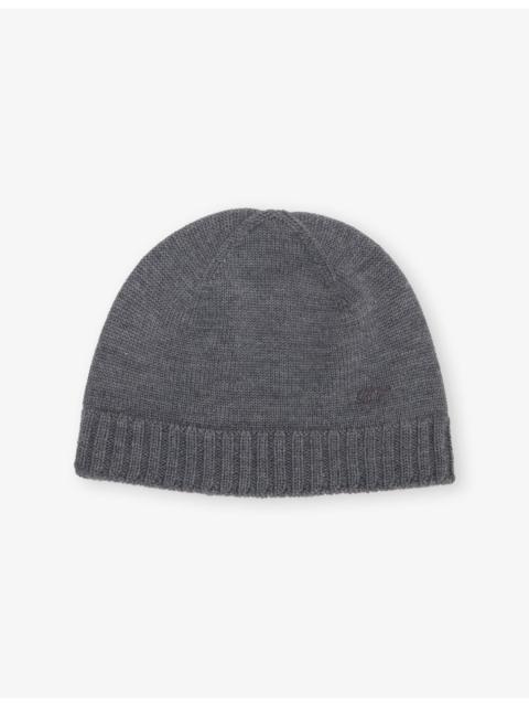 Bottega Veneta Brand-Embroidered Wool Beanie
