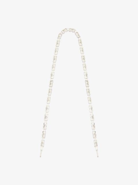 Givenchy G CUBE CHAIN STRAP IN METAL
