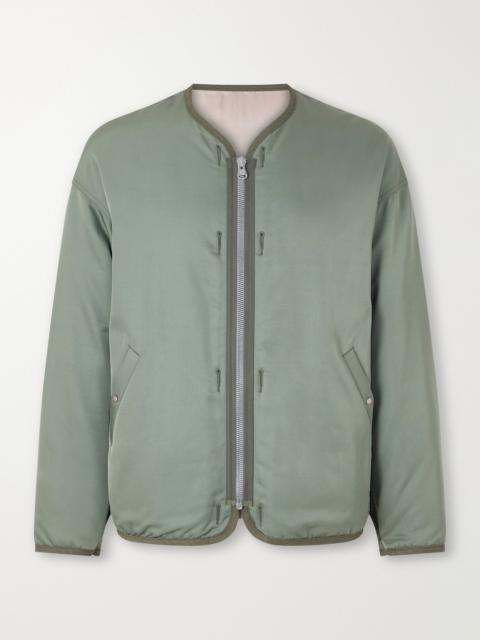 visvim Wool and Silk-Blend Twill Down Liner Jacket