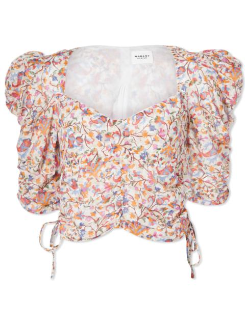 Isabel Marant Étoile Isabel Marant Étoile Galaor Print Crop Top