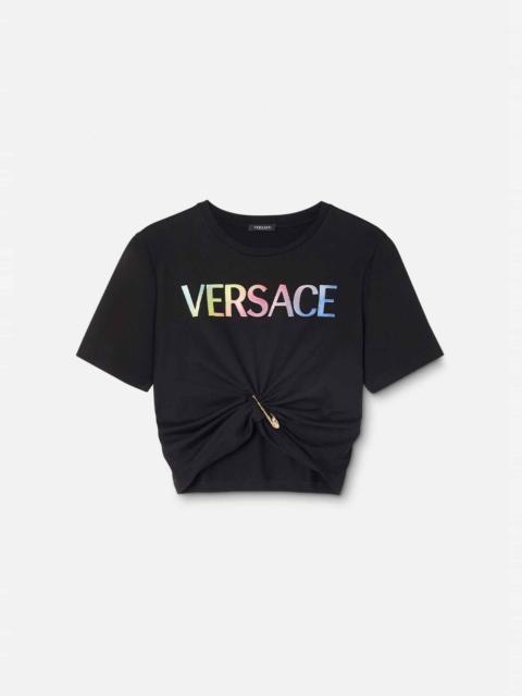 VERSACE Safety Pin Logo T-Shirt