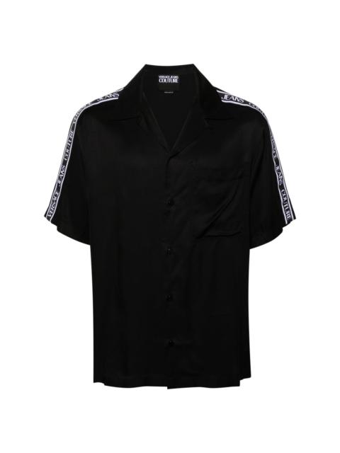 VERSACE JEANS COUTURE logo-tape short-sleeve shirt