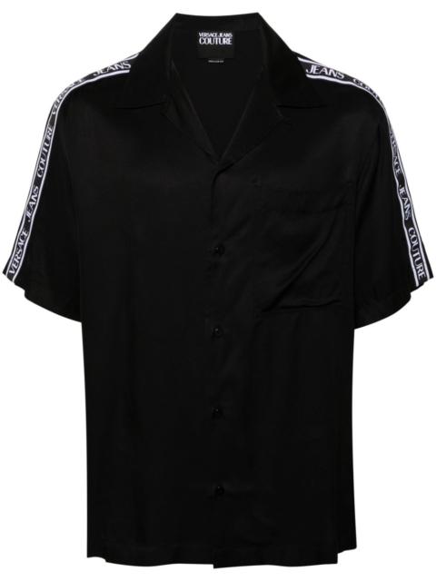 VERSACE JEANS COUTURE logo-tape short-sleeve shirt