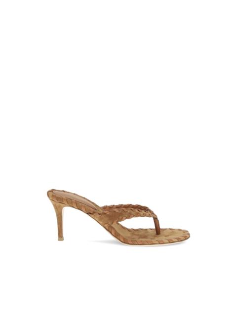 Gianvito Rossi braided-strap sandals