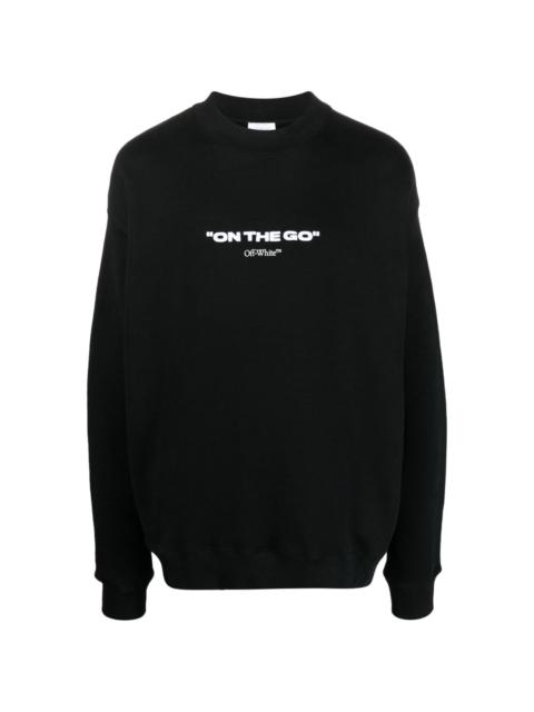 On The Go cotton sweatshirt