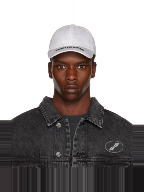 We11done Gray Logo Cap