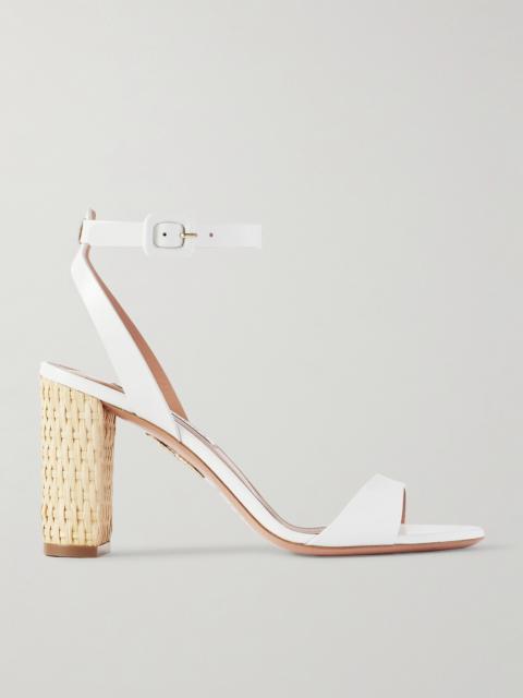 AQUAZZURA Sunseeker 85 Leather Sandals