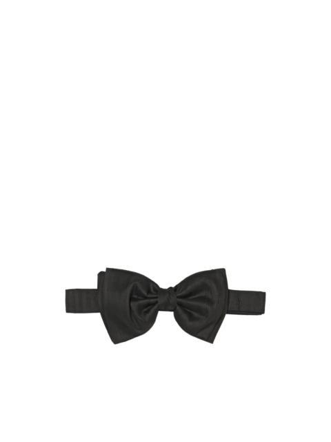 LARDINI textured bow tie