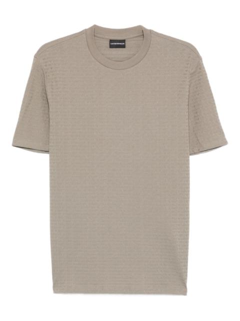 EMPORIO ARMANI textured T-shirt