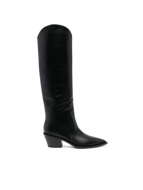 Gianvito Rossi leather knee boots