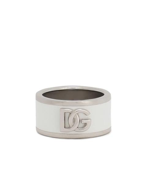 Dolce & Gabbana logo-plaque ring