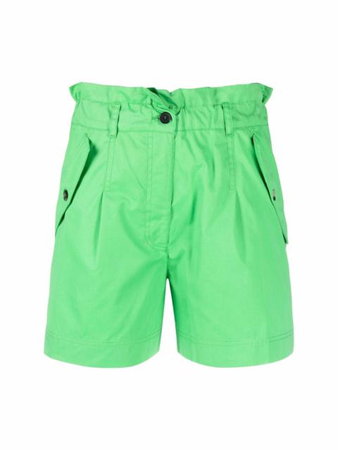 high-waisted cargo shorts