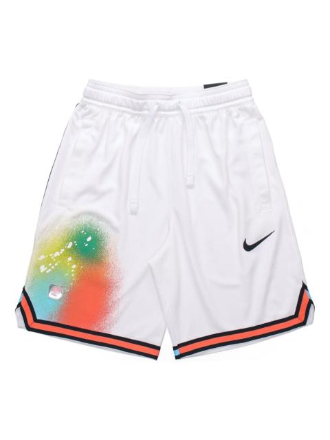 Nike Nike Colorful Loose Sports Casual Basketball Shorts White DJ5214-100
