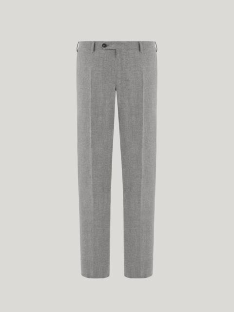 Canali CANALI IMPECCABILE LIGHT GRAY 150’S WOOL REGULAR-FIT PANTS