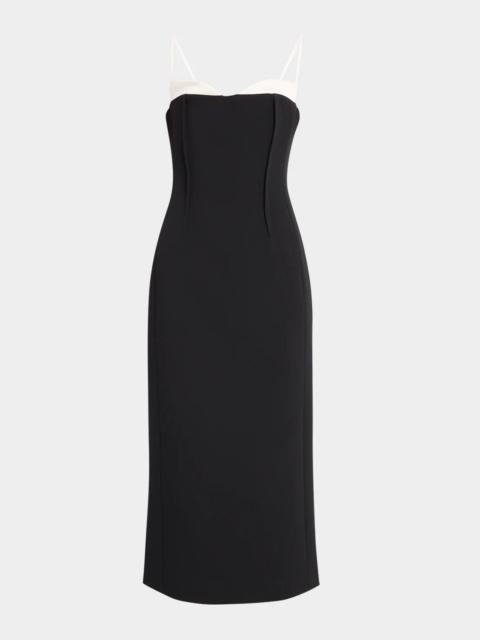SIMKHAI Kristen Column Midi Dress