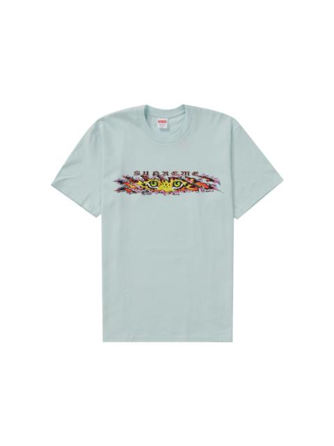 Supreme 대 눈 티 'Pale Blue 이름 *