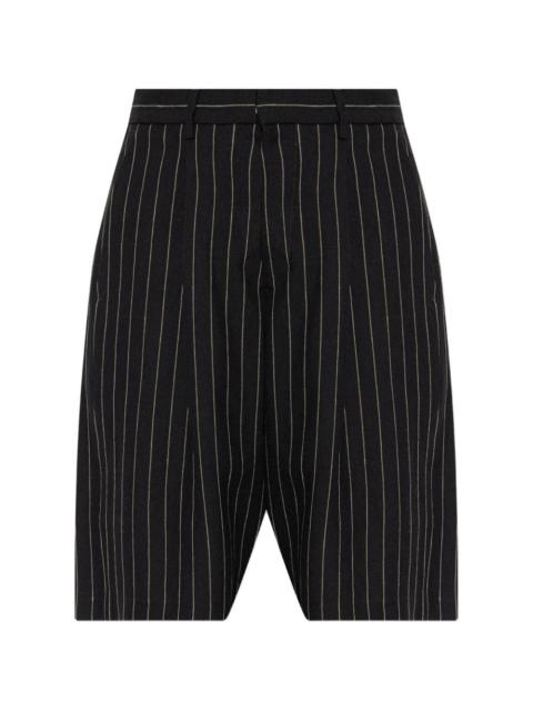 R13 pinstripe bermuda shorts