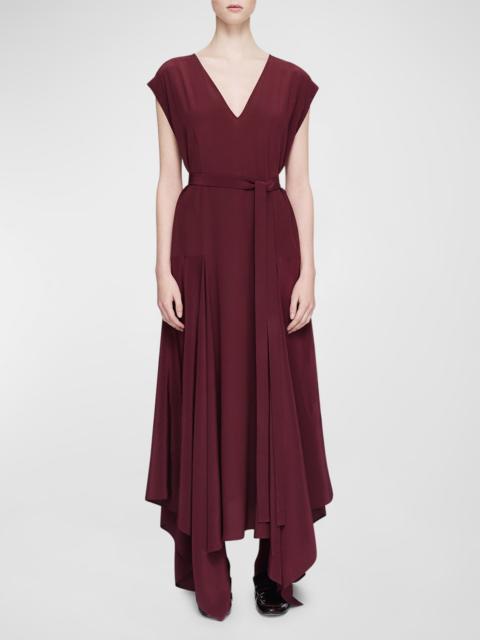 JOSEPH Goodman Handkerchief Silk Maxi Dress