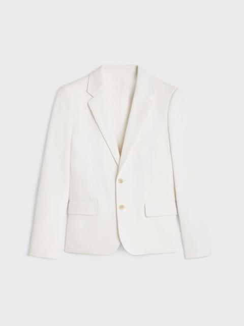 short jacket in ottoman cotton
