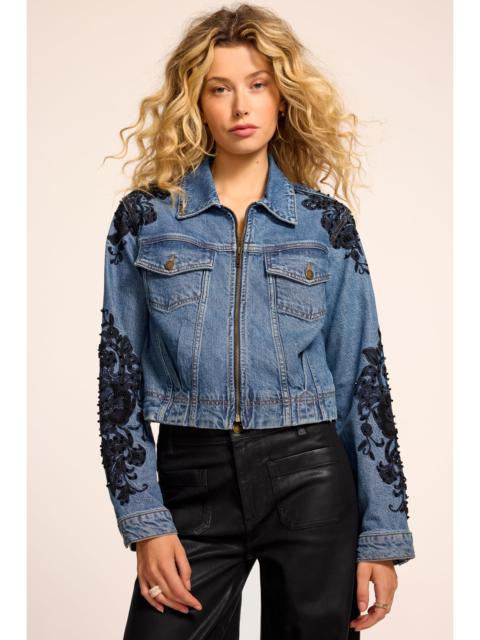 RAMY BROOK Jannah Beaded Denim Jacket