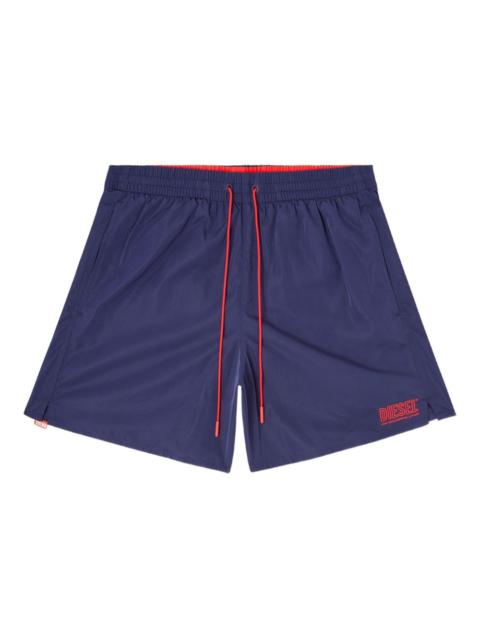 Diesel drawstring logo-detail swim shorts