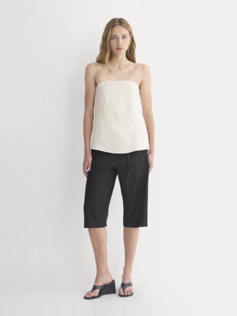 EVERLANE TUBE TOP IN STRETCH LINEN