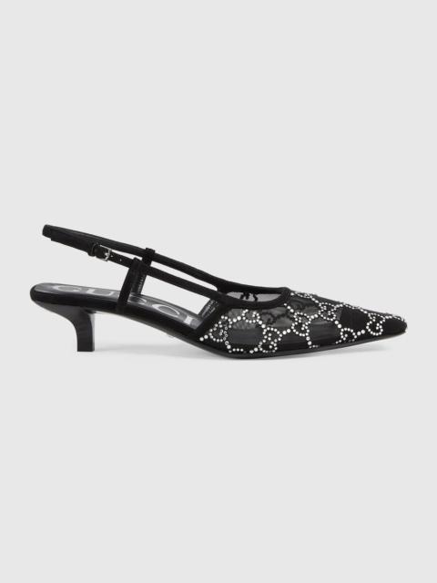 Women's GG slingback pump