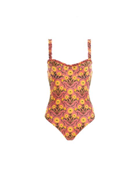 Agua by Agua Bendita Manzana Mimosa Pink One Piece