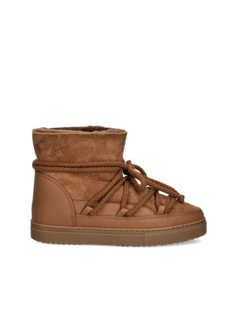 INUIKII rope-detail round-toe boots