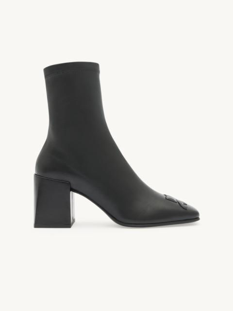 courrèges AC LEATHER ANKLE BOOTS