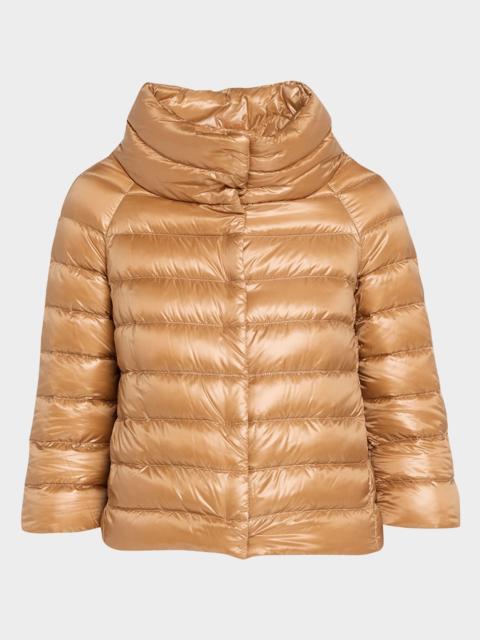 Herno Sofia Ultra-Lightweight Down Bolero Jacket