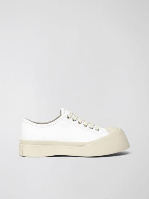 Marni PABLO MARNI SNEAKER IN WHITE ULTRALIGHT NAPPA LEATHER