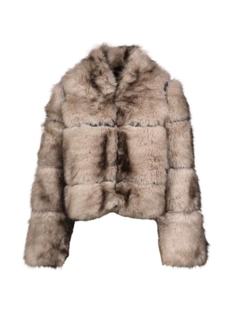 APPARIS Sai faux mink short coat