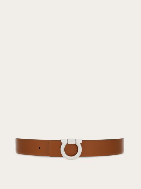 FERRAGAMO Fixed reversible Gancini belt