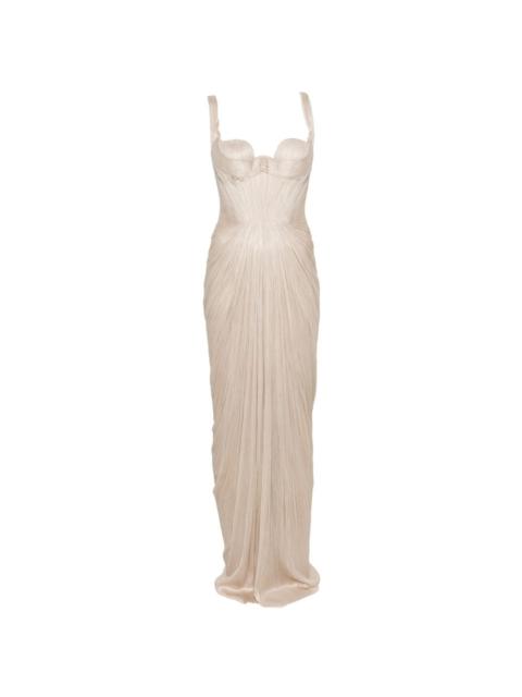 MARIA LUCIA HOHAN Anais pleated maxi dress
