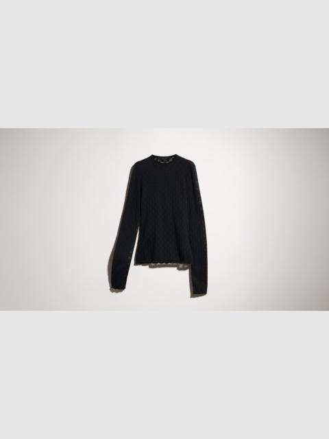 GUCCI GG cotton devoré T-shirt