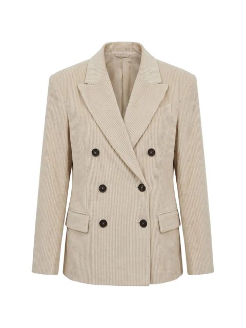 Brunello Cucinelli Brunello Cucinelli Double-breasted Corduroy Blazer