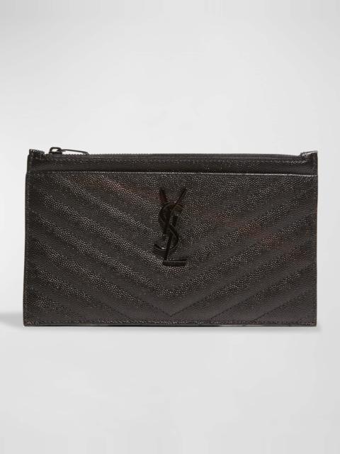 YSL Quilted Bill Pouch Wallet