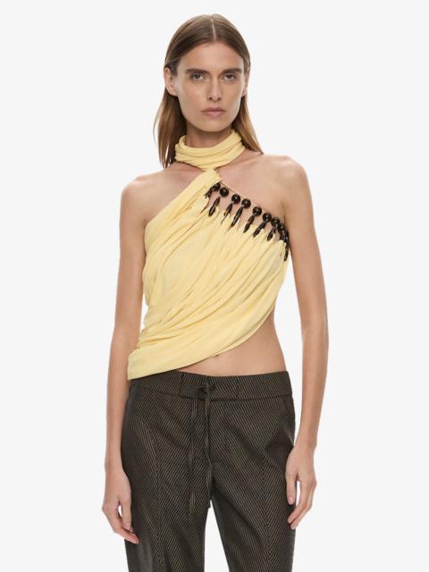 CHRISTOPHER ESBER Tortoise Droplet Halter Top