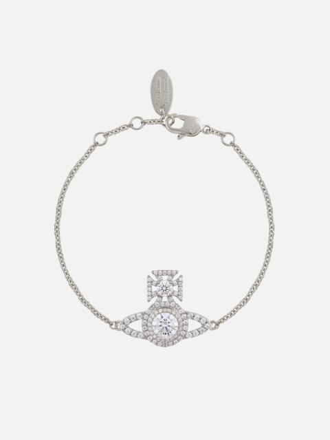 Vivienne Westwood Vivienne Westwood Women's Norabelle Silver Tone Bracelet - Platinum/Clear