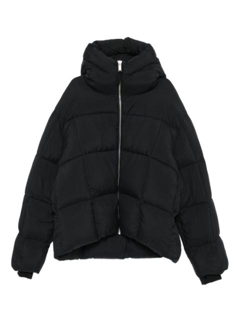 thom/krom quilted hooded jacket