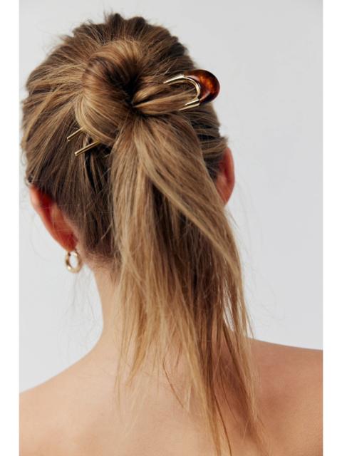 FREE PEOPLE Suki Gold Plated Hair Pin