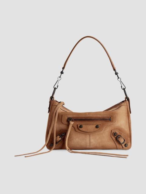 BALENCIAGA Women's Le City Moto Shoulder Bag - Camel