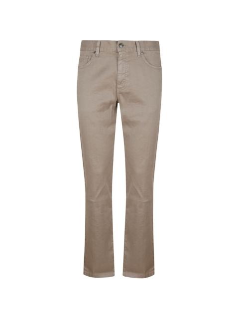 ZEGNA logo-patch jeans